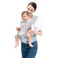 Newborn To Toddler Baby Carrier With Hip Seat | No 6619 | Removable Multifunctional Waist Support Stool Strap Backpacks Ergonomic Carrier. 