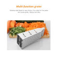 Stainless Steel 4 Sided Blades Household Box Grater Container Multipurpose Vegetables Cutter Kitchen Tools Manual Cheese Slicer. 