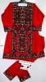Girl Balochi ghagha 2 pcs suit beautiful balochi embroidery in multiple colors Frocks traditional Balochi. 