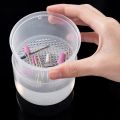 Nail Art Drill Bits Grinding Head Sterilizer Disinfection Box Nail Tool Cleaning Box Manicure Storage Case Clipper Accessories.
