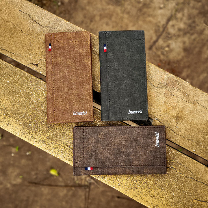 PU%20Leather%20Long%20Bifold%20Wallet%20for%20Men%20-%20Multi-Card%20Slot%20Cash%20Holder%20with%20Zipper%20Compartment%20-%20Image%202