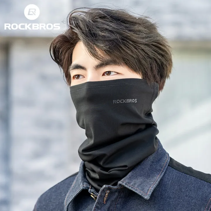 ROCKBROS%20Cycling%20Masks%20Headwear%20Windproof%20Autumn/Winter%20Warmth%20Face%20Scarf%20%20Full%20Coverage%20Extended%20Design%20Fleece%20Lining%20Mask%20-%20Image%202