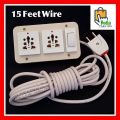 Universal 220V Extension Wire Extension Lead 15 Feet 40/76 Wire High Quality. 