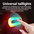 Waterproof IPX4 Bicycle Helmet Led Light Rechargeable Led Safety Taillight Bike Motorcycles Accessories Helmet Moto Helmet Light. 