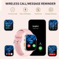 Smart Watch, Wireless Call/Dial, Multi-Sport Mode, Multiple APP Reminders, Suitable for Men and Women, Compatible with IPhone/An.