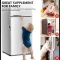 Fridge , Dfreezer Gate Lock Baby & Pet Safety Fridge Lock – Child Proof Refrigerator Door Lock | Prevent Kids & Pets from Opening Fridge | Strong Adhesive & Easy Installation | Great Supplement for Family Fridge Gate Lock. 