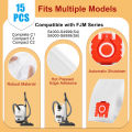 26 Pack 3D Airclean FJM Vacuum Cleaner Bags Compatible with Miele FJM Miele FJM Vacuum Cleaner, Compact C1, C2, S241, S290, S300. 