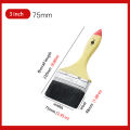 Pig Hair Brush Wooden Handle Tools Decoration Painting Latex Coating Cleaning Barbecue Baking Painting. 