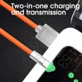 Type C Data Cable| Data Transfer Cable| Super Fast Charging| 120W 6A Zinc Alloy Cable| High Quality. 