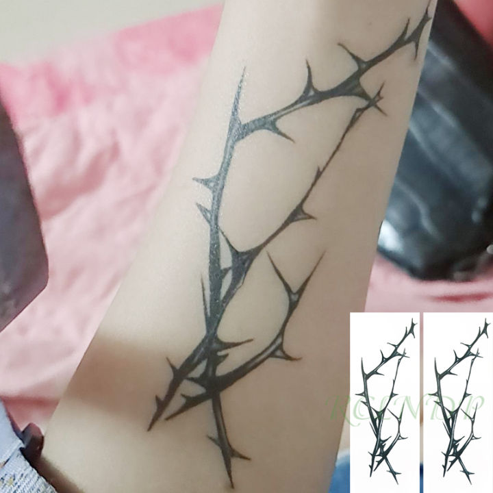 Waterproof%20Temporary%20Tattoo%20Sticker%20Black%20Tree%20Branch%20Design%20Fake%20Tatto%20Flash%20Tatoo%20Arm%20Hand%20Body%20Art%20for%20Women%20Men%20-%20Image%203