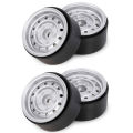 Deep Dish 1.9" Metal Beadlock Wheel Hub Rim for 1/10 RC Crawler Axial SCX10 II III 90046 MST RGT YIKONG Traxxas TRX4 RC4WD D90.