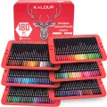 KALOUR 50/72/180/240/300 Pcs Oil Colored Pencils Set Professional Drawing Color Pencil For Artist Coloring Sketch Art Supplies. 