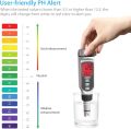 Dr.meter pH Meter, Upgraded 0.01 Resolution High Accuracy PH Tester with Backlit Two-Color LCD Display and ATC, 0-14pH Measurement Range with Data Hold Function Digital pH Tester Pen-PH838. 