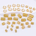 40PCS Hair Jewelry for Braids Gold Hair Cuffs Multi Style Hair Rings Adjustable Hair Beads for Braid Loc Dreadlock for Women.