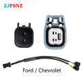 Car Horn Speaker Adapter Pigtail Socket Two Special Line Beam Horn Wiring Harness Female Male Plug Snail Horn Socket Conversion. 