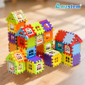 140-25PCS Large Scale House Building Blocks Simulation Window Design Construction Set Kindergarten Toys For Boys And Girls . 