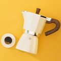 300ml Expresso Wooden Handle Moka Pot Food Graded Aluminium Alloy. 