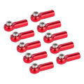 10PCS M3 Metal Ball Joint for RC Steering Linkage, Upgrade Parts for Axial SCX10 Tamiya CC01 1/10 Scale RC Crawler. 