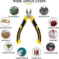 Wire Cutters,6.5Inch Flush Cutters,Spring Loaded Side Cutting Pliers, Diagonal Cutters for jewelry Making,Electronics. 