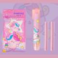3 Pcs Set Cute Design Mechanical Color Lead Eraser Pen - Fun, Vibrant Erasers for School, Office & Art Supplies. 