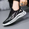 Mens Casual Sneakers Slip on Breathable Shoes  Athletic Outdoor Sport Running Shoes Comfortable Walking Training Tennis Shoes. 