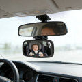 1PC & 2PC Shatterproof & Shakeproof Forward Facing Baby Car Mirror - Clip On Car Mirror for Baby, Newborn Essentials. 