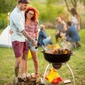 Portable Bellows Fire Handheld Air Blower Electricity Outdoor Camp Tools.