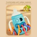 Baby Bottle Cheer Baby Early Education Training Fun Finger Press Grip Stretchable Grip Training Twitch Soft Glue Soothing Toy. 