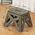 Thick Plastic Folding Stool Entrance Shoe Chang Small Low Stool Portable Fish Stool Camping Trip Outdoor, Portable Folding Stool. 