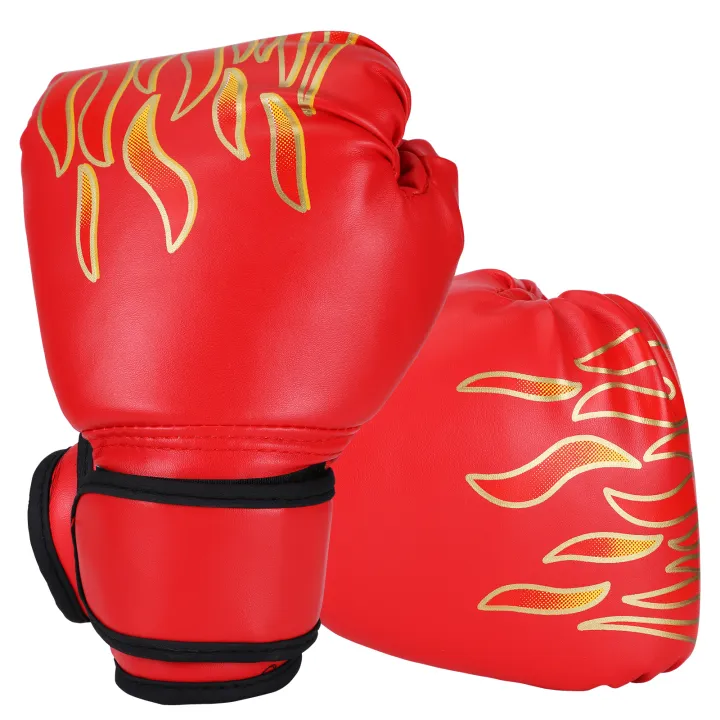 Kids%20Boxing%20Gloves%20Children%20Punching%20Training%20Sparring%20Comfortable%20Adjustable%20Fighting%20Mitts%20Hand%20Protector%20Black%20-%20Image%204
