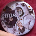 Game Call Of Duty Keegan Ghost Konig Cosplay Badge Cute Metal Brooch Backpack Ornament Clothes Corsage Pins Party Props. 