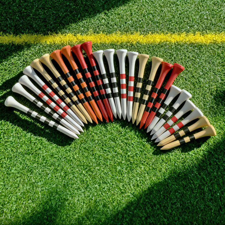 50%20Pcs%20Bamboo%20Golf%20Tees%202-3/4''%203-1/4"%20More%20Durable%20Stable%20Black%20Red%20stripes%20Ball%20Tee%20Dropshipping%20-%20Image%203