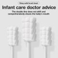 30/60pcs Baby Oral Cleaning Stick Disposable Cleaner Milk Teeth Gauze Toothbrush Baby Tongue Washing For Newborn Oral Care.