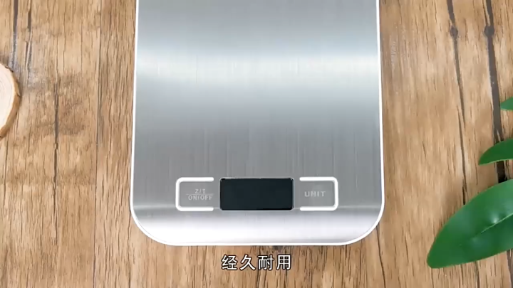 OSAKA Digital Food Weighing Scale Stainless Steel Electronic Kitchen Scale with Tare Function LCD Display Weight Measuring Machine 1g–10kg