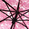 1PCS Portable cute flower household rain gear cherry blossom transparent umbrella wind and rain protection 3 fold PVC umbrella. 