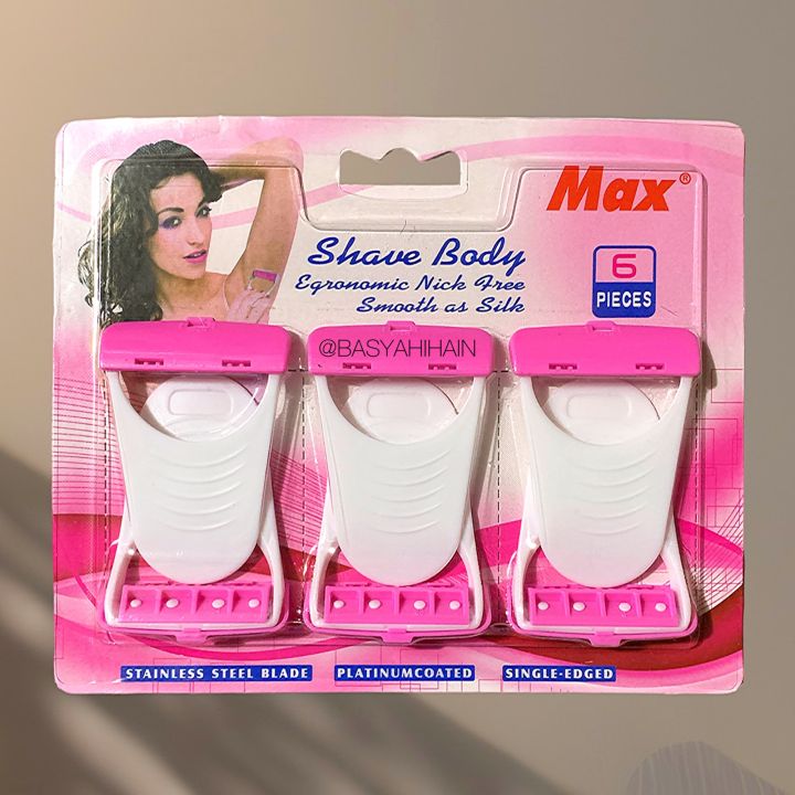 Body's Shaving Razor Women’s Disposable Body Shaving Razor (Pack of 6 Razors) | Daraz.pk