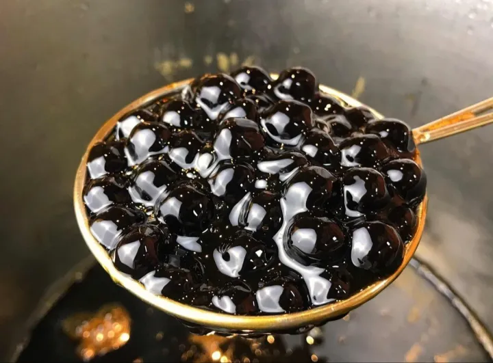 Boba%20Pearls%20Bubble%20Tea%20Black%20Pearl%20Amber%20Boba%20Brown%20Molasses%20Bean%20Milk%20Tea%20Shop%20Commercial%20Raw%20Material%20Homemade%20Domestic%20Dessert%20Wholesale%20Whole%20Box%201kg%20-%20Image%203