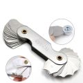 Stainless Steel Radius Gauge Set - Fillet Gauge Tool for Measuring Radius. 