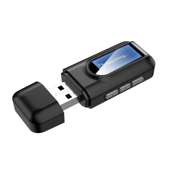 USB%20Bluetooth%205.0%20Audio%20Transmitter%20Receiver%20LCD%20Display%203.5MM%20AUX%20RCA%20Stereo%20Wireless%20Adapter%20Dongle%20For%20PC%20TV%20Car%20Headphones%20-%20Image%207