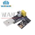 USB to ESP8266 WIFI module ESP-01  ESP-01S adapter board computer phone WIFI wireless communication microcontroller development. 
