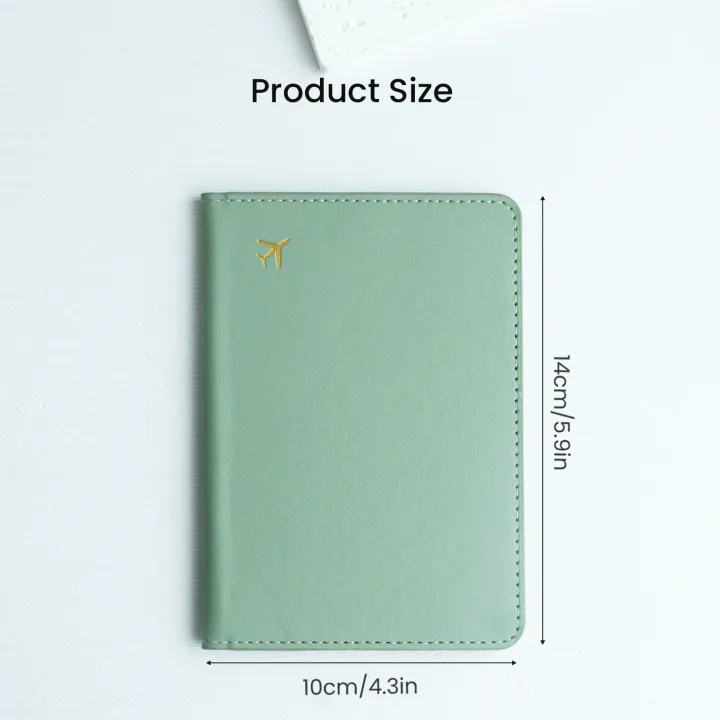 Pure%20Chic%20Passport%20Wallet%20Faux%20Leather%20Lightweight%20Waterproof%20Rfid%20Blocking%20Slim%20Vaccine%20Card%20Holder%20Travel%20Essentials%20-%20Image%205