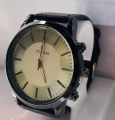 New Luxury Fashionable Design Leather Band Wrist Watch TITAN for Men Gents. 
