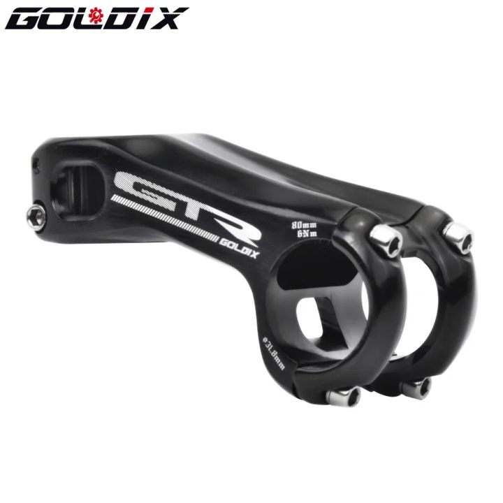 Goldix Gtr MTB Stem -17 Degrees Rise 80/90/100mm CNC Aluminum Bicycle Handlebar Stem for Mountain Bike
