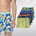 printed cotton boxer for men multicolor.