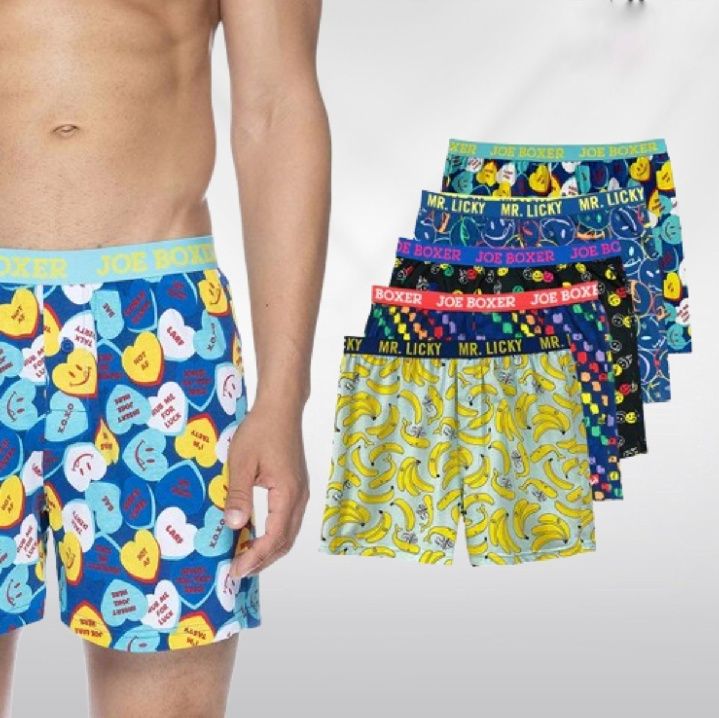 printed cotton boxer for men multicolor
