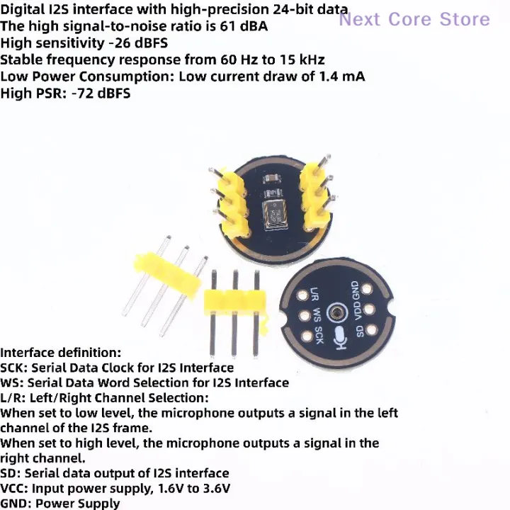 1%20Set%20MS3625%20INMP441%20I2S%20Digital%20Microphone%20Module%20Omnidirectional%20High%20Precision%20Low%20Power%20Ultra-Small%20Size%20For%20ESP32%20&%20Arduino%20-%20Image%204