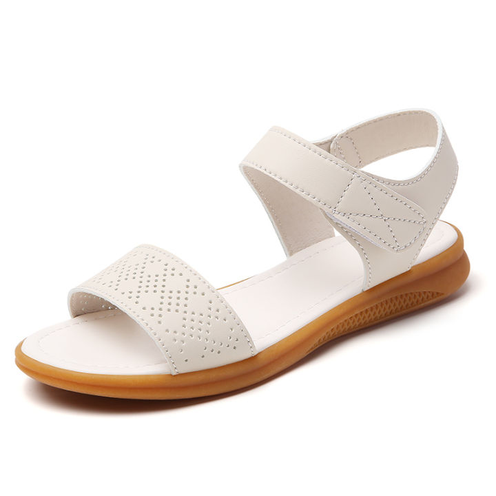 New%20summer%20casual%20and%20fashionable%20women's%20sandals,%20100%25%20genuine%20leather%20outdoor%20flat%20sandals,%20lightweight%20women's%20shoes%20-%20Image%202