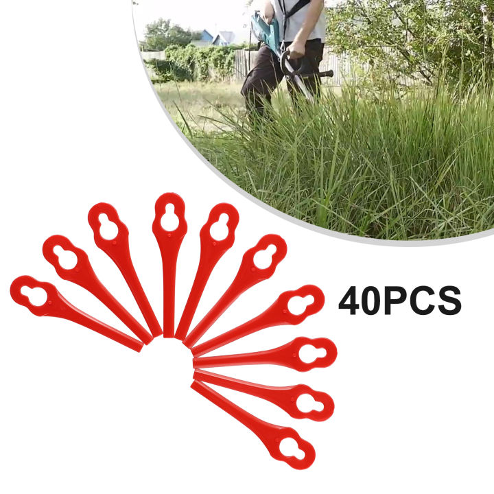 40Pc%20Plastic%20Blades%20Replacement%20For%20Parkside%20PRTA-20-LiA1%20LIDL-IAN%20311046%20Garden%20Lawn%20Garden%20Lace%20Mower%20Grass%20Gardening%20Toolpart%20-%20Image%203