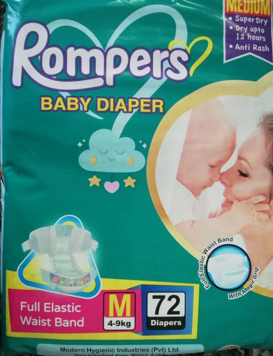 Rompers%20Baby%20Diapers%20Size%20M%203%2072%20Pcs%20-%20Image%204