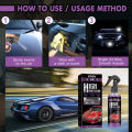 3 In 1 Car Ceramic Coating Spray 100ml High Protection Waxing Polishing Tool Fast Coat Polish Sealer Spray Wax Polishing Coating. 
